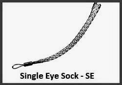 Single Eye Cable Sock